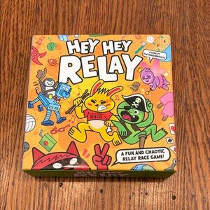 Ultra PRO - Hey Hey Relay, Exciting Fun Family Fast-Paced Relay Race Board Game
